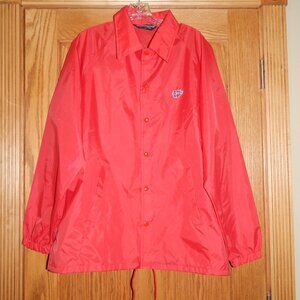 Men's Size XL Sportsmaster CARQUEST Car Quest Advertising Jacket Red Made in USA